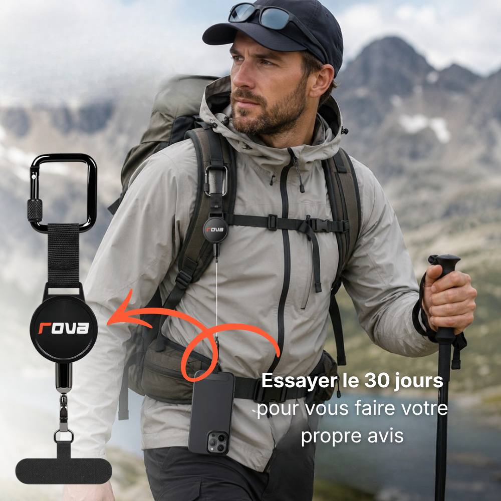 Attache Téléphone Rétractable - ROVA